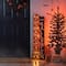 Glitzhome® 42" Lighted Halloween Wooden Stacked Pumpkins Porch Sign with Timer